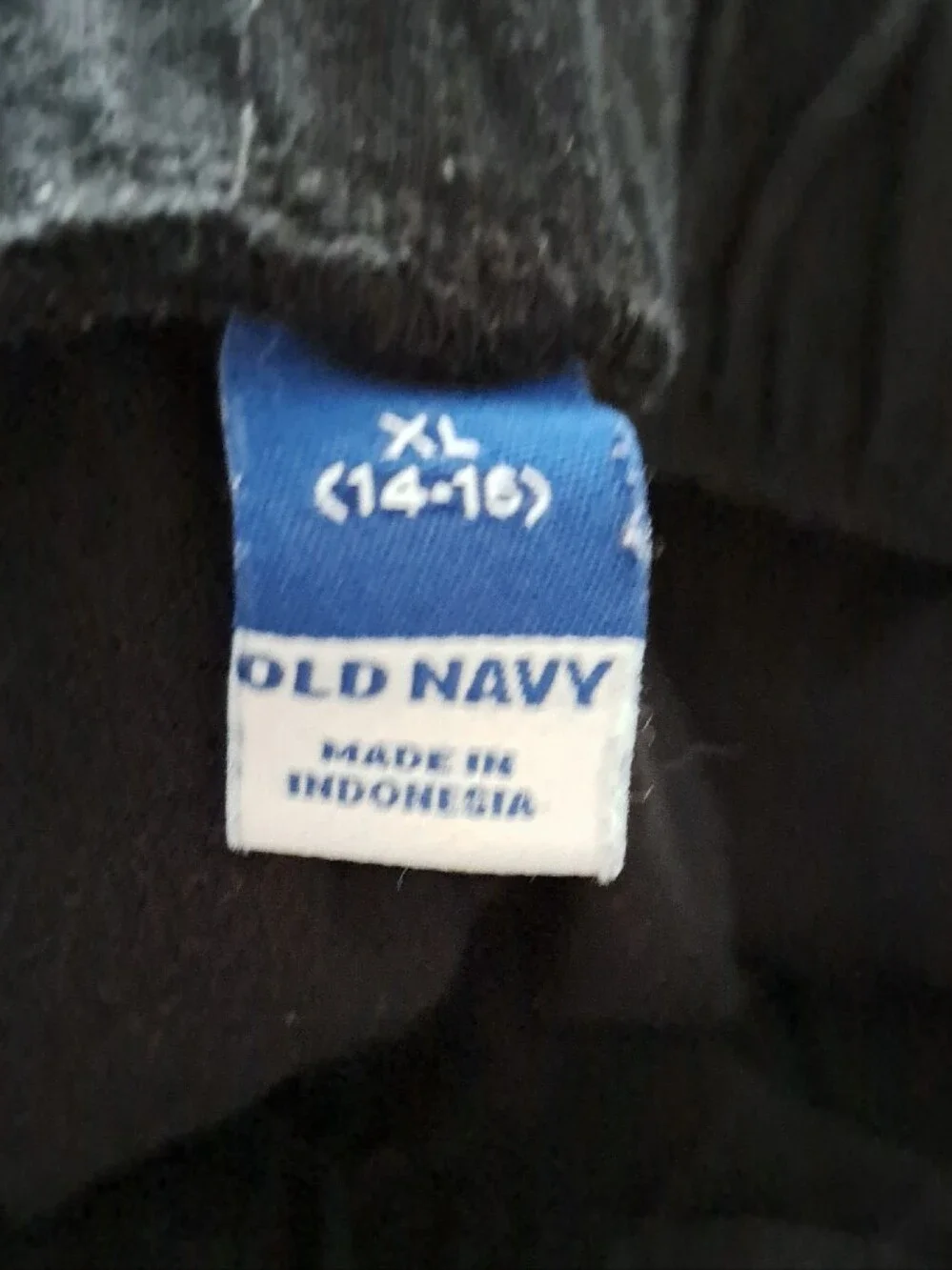 Old Navy Black Athletic Girl's Shorts with White Trim - Casual Sport Style